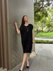 Wrinkle-Free, Cooling & Stretchy Pleated Bliss Dress With Sleeves
