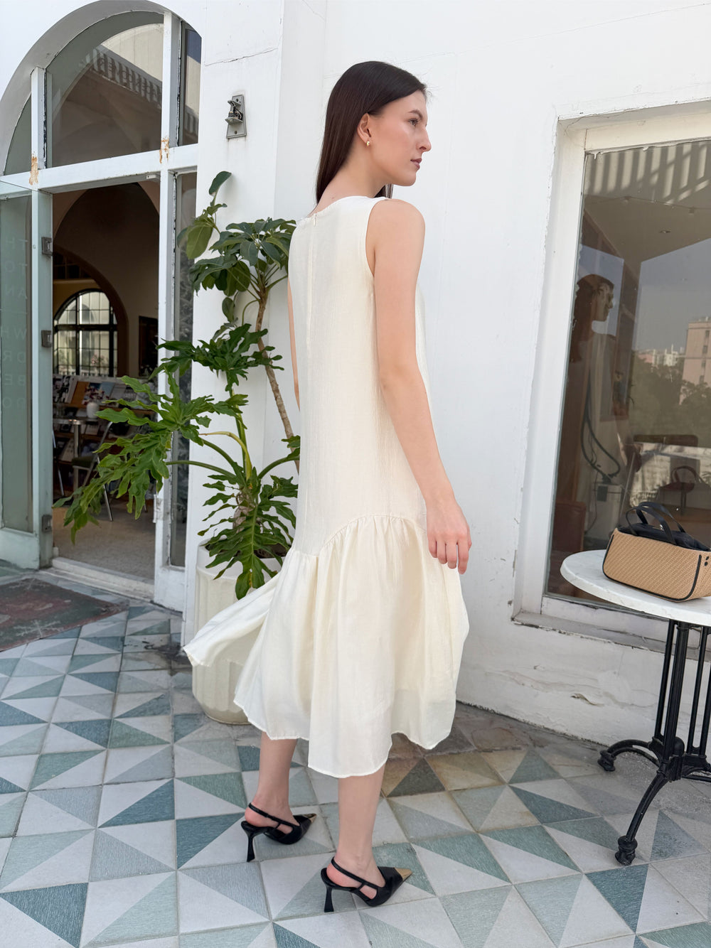 Crease Resistant Flowy Travel Dress