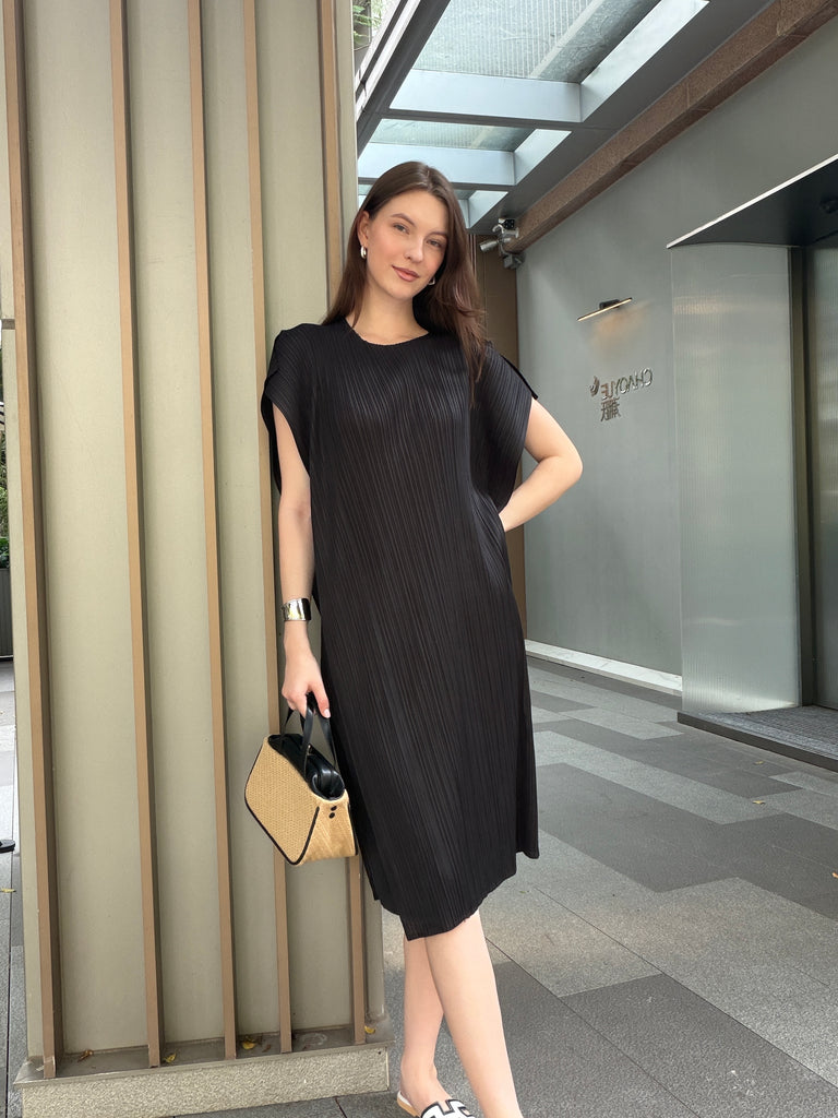 Wrinkle-Free & Cooling Free Size Flair Dress