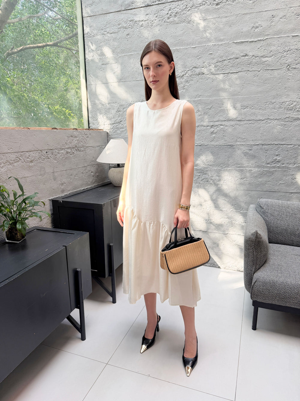 Crease Resistant Flowy Travel Dress