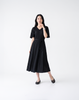 Wrinkle-Free, Free Size & Flattering Daisy Pleated Dress With Adjustable Waist Tie
