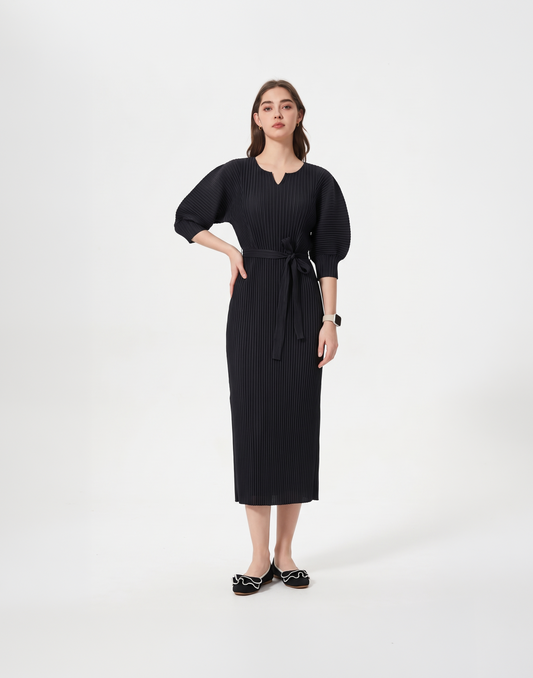 Wrinkle-Free, Cooling & Breathable Free Size Daydream Dress With Sleeves