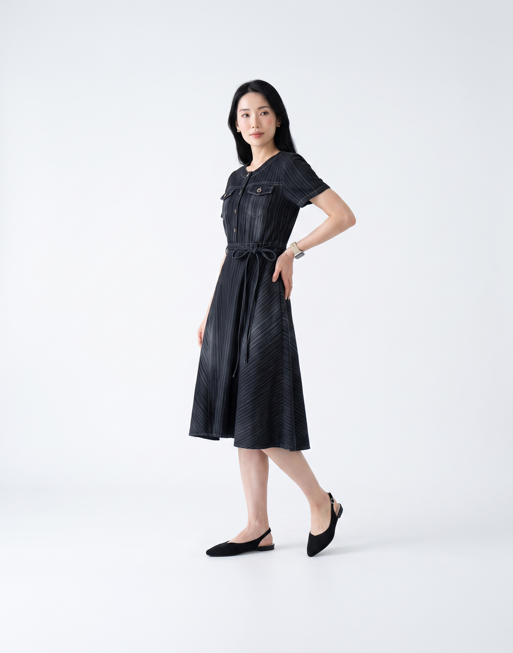Wrinkle-Free, Cooling & Breathable Free Size Sabine Dress