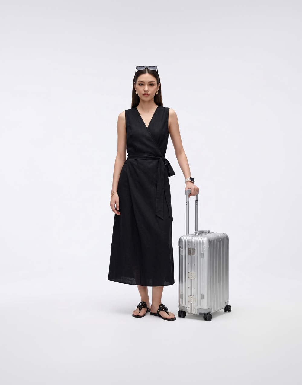 Cooling, Breathable & Tummy Tucking Linen Grace Dress