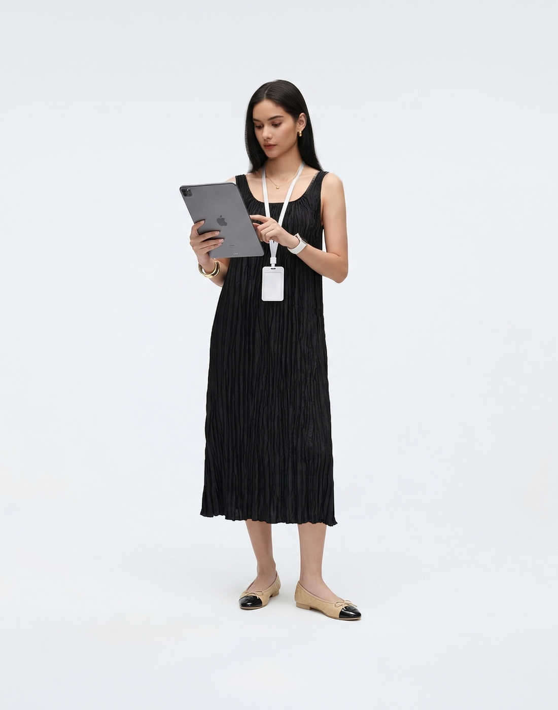 Cooling & Wrinkle-Free Pleated Sunshine Dress