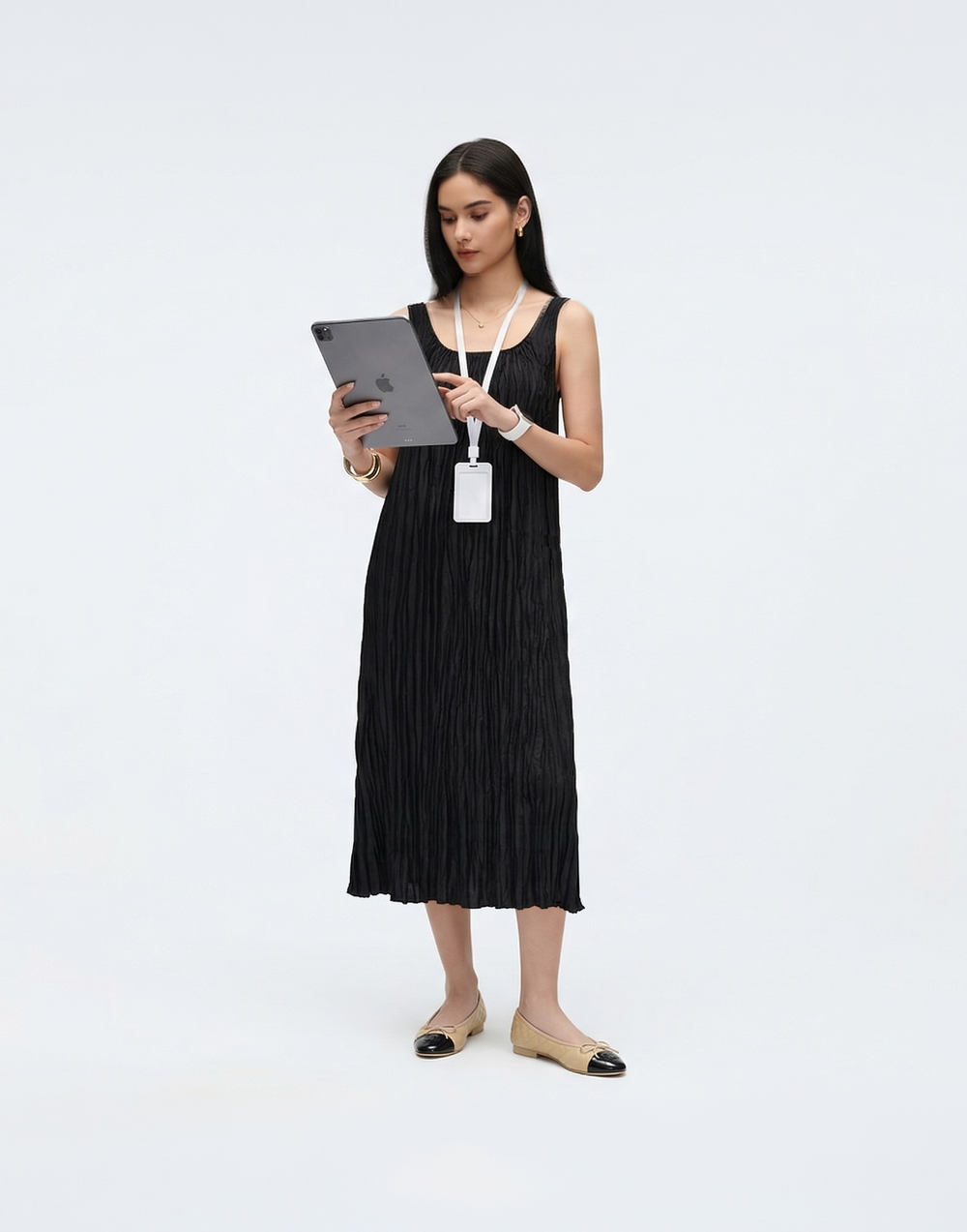 Cooling & Wrinkle-Free Pleated Sunshine Dress