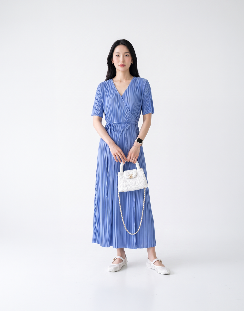 Wrinkle-Free, Cooling & Breathable Envy Pleated Dress