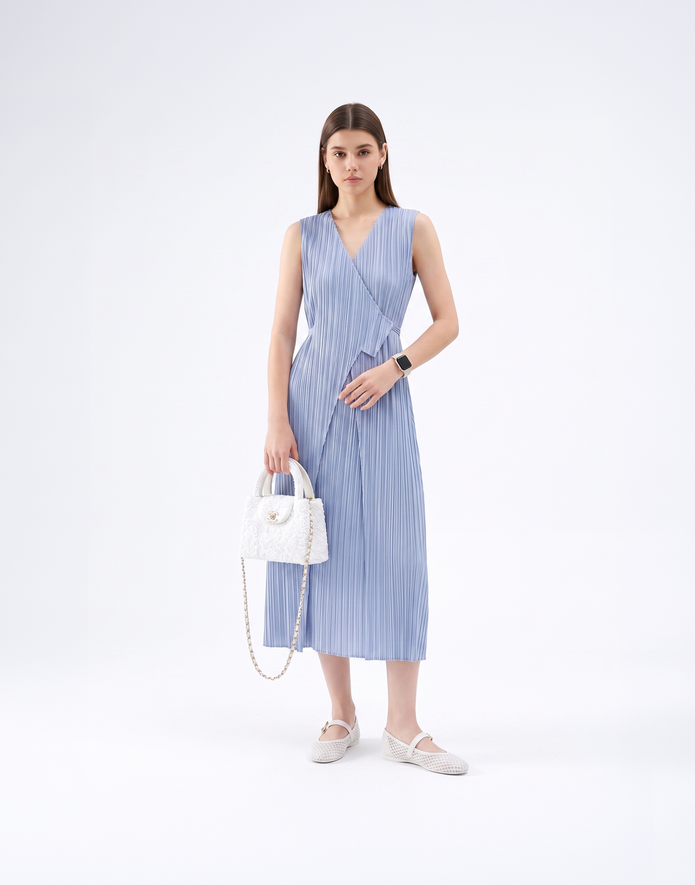 Wrinkle-Free, Cooling & Breathable Icon Pleated Dress