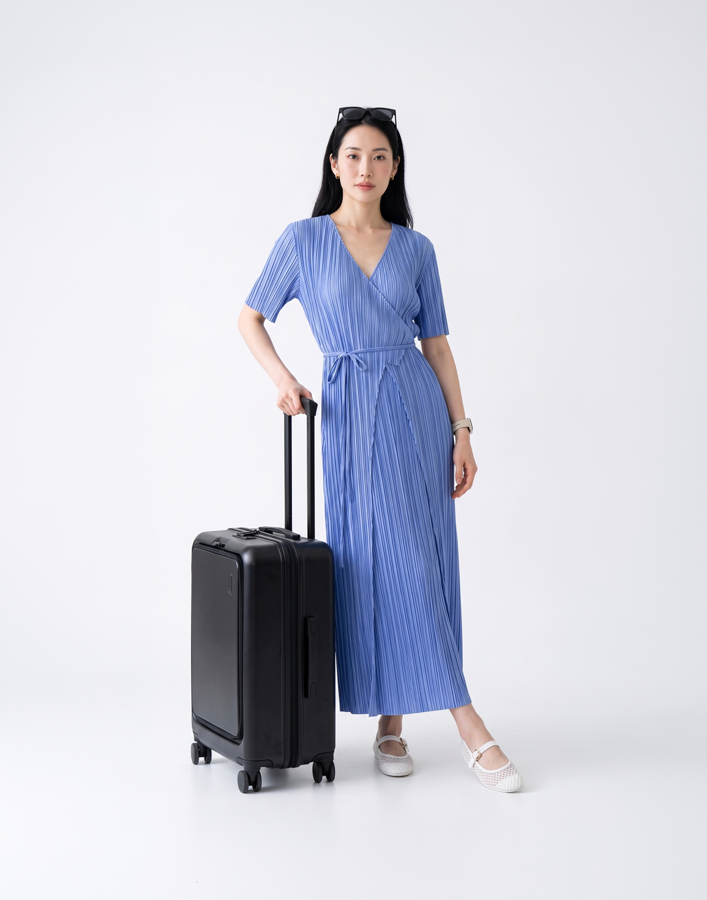 Wrinkle-Free, Cooling & Breathable Envy Pleated Dress