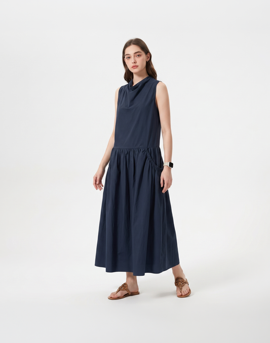 Cooling, Breathable Iris Dress With Pockets