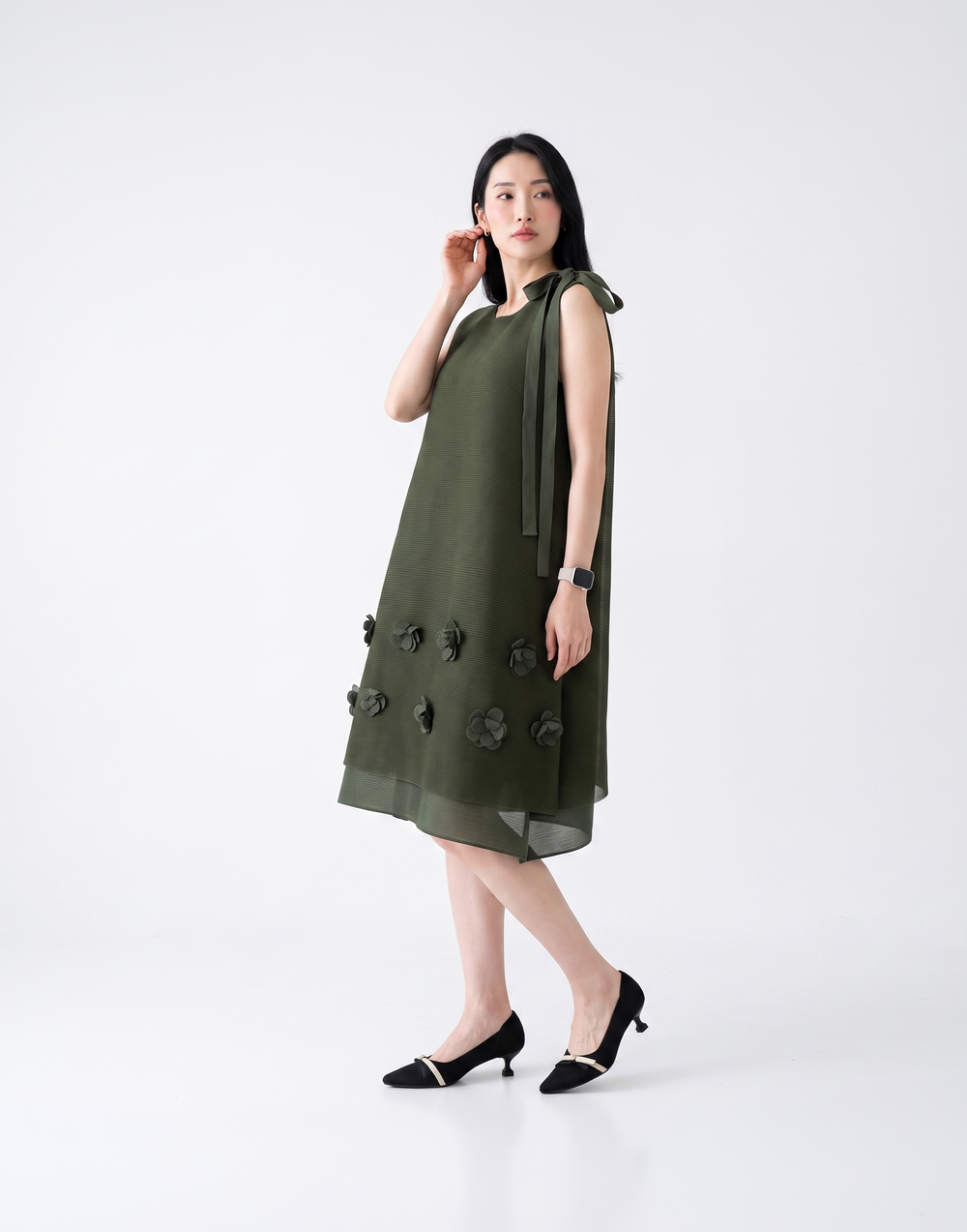 Wrinkle-Free, Cooling & Breathable Free Size Alessia Dress