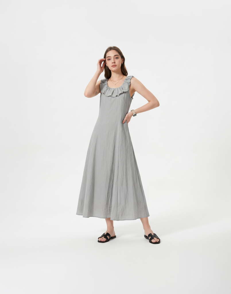 Cooling, Breathable & Crease-Resistant Scarlet Dress