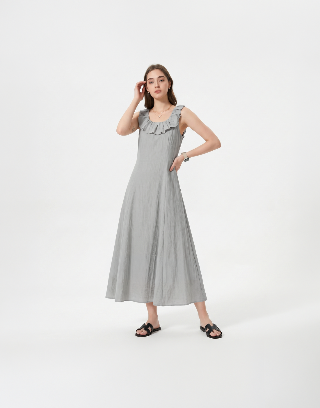 Cooling, Breathable & Crease-Resistant Scarlet Dress