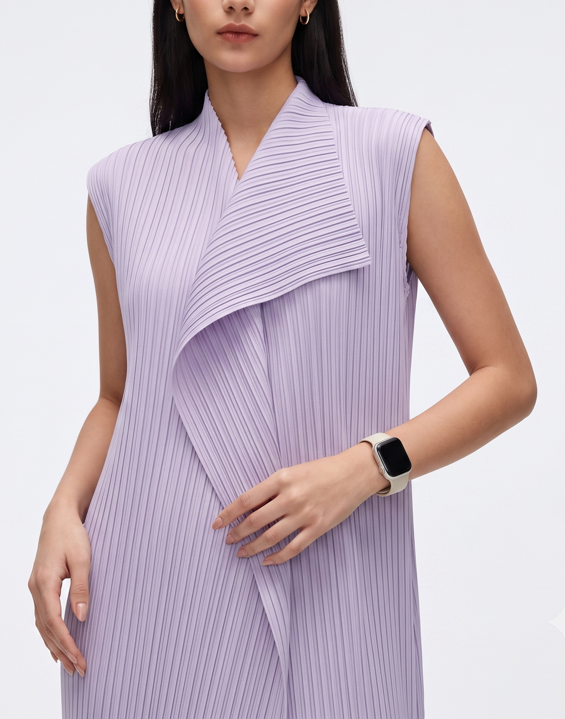 Wrinkle-Free, Cooling & Breathable Free Size Pleated Sienna Dress