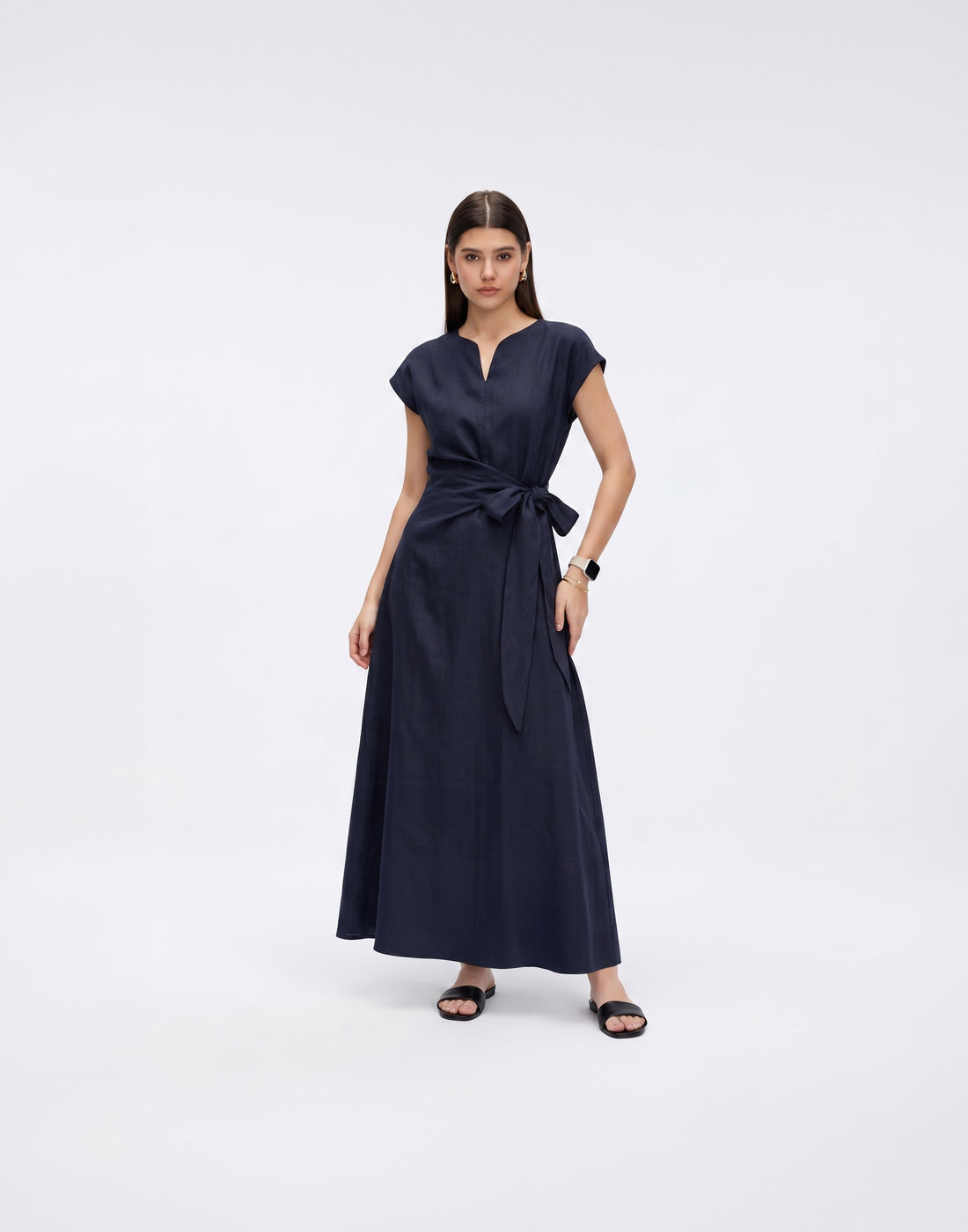 Cooling, Breathable & Stretchy Linen Mist Dress