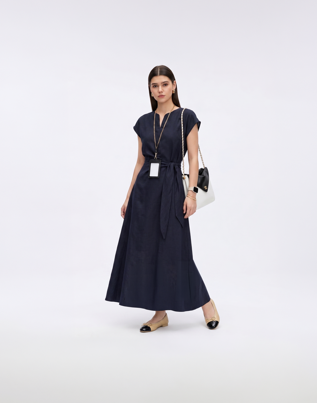 Cooling, Breathable & Stretchy Linen Mist Dress
