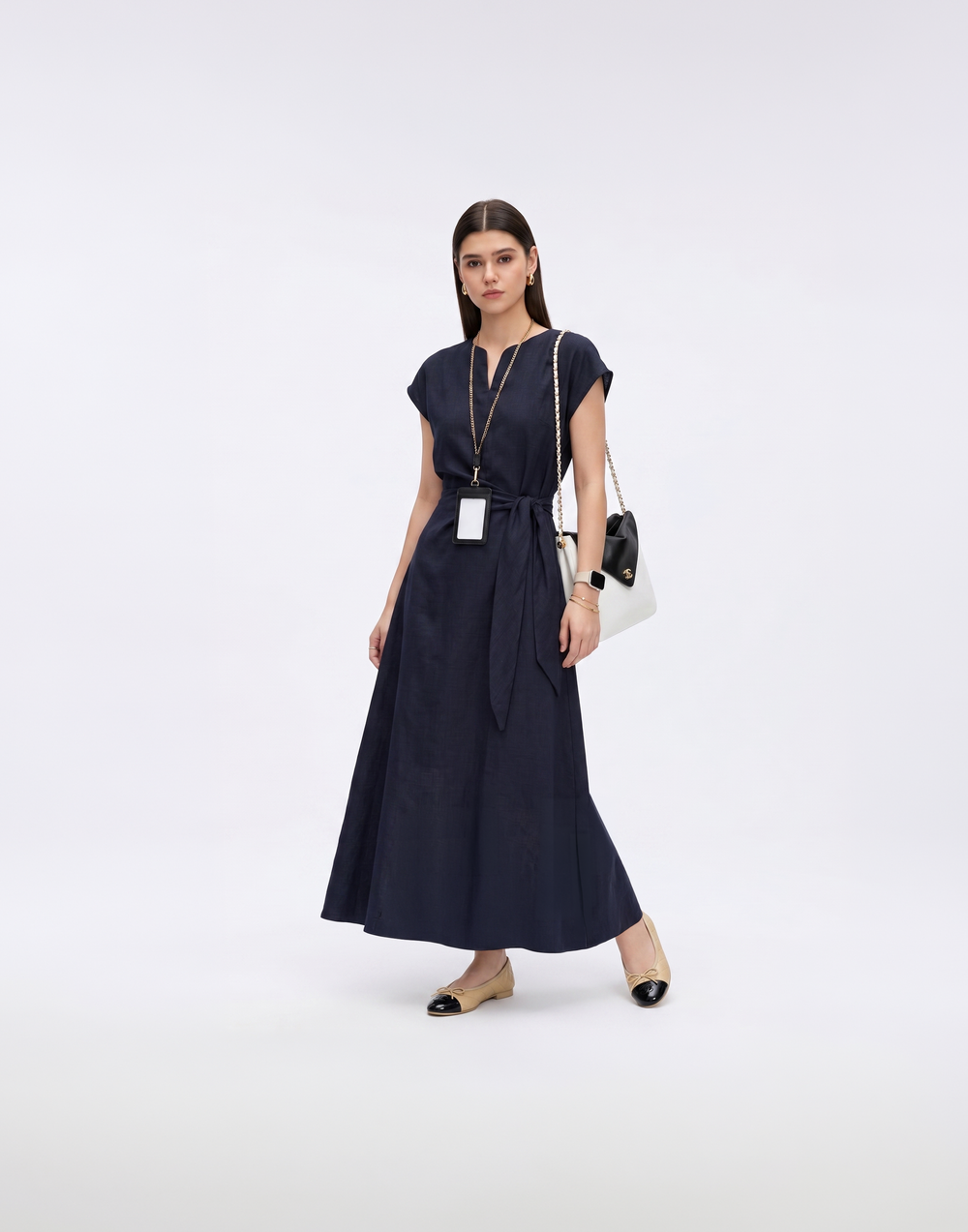 Cooling, Breathable & Stretchy Linen Mist Dress