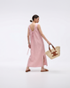 Cooling, Breathable Weekend Shift Linen Dress With Pockets