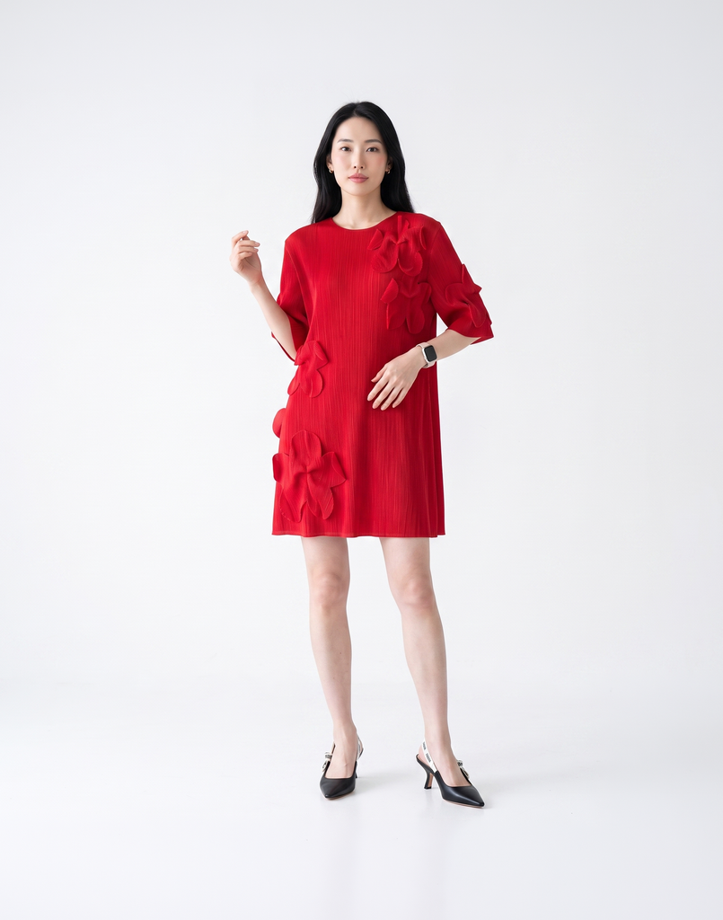 Wrinkle-Free, Cooling & Breathable Flower Dress