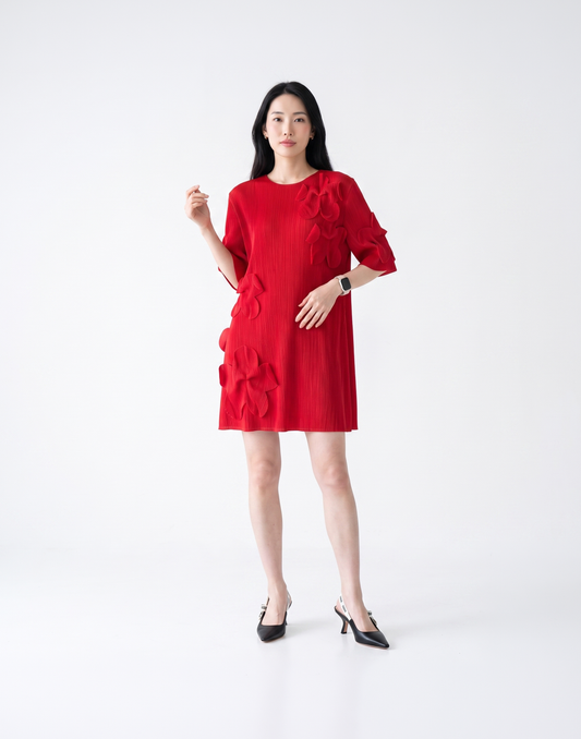Wrinkle-Free, Cooling & Breathable Flower Dress