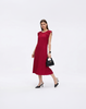 Wrinkle-Free, Cooling & Free Size Pleated Ruby Dress
