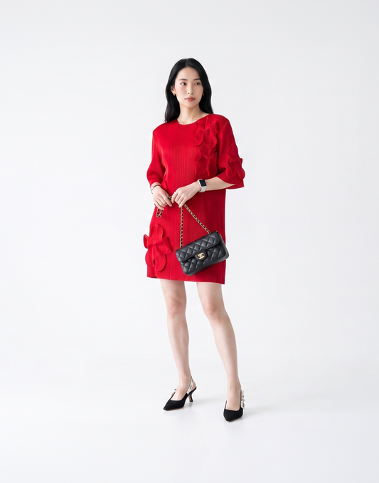Wrinkle-Free, Cooling & Breathable Flower Dress