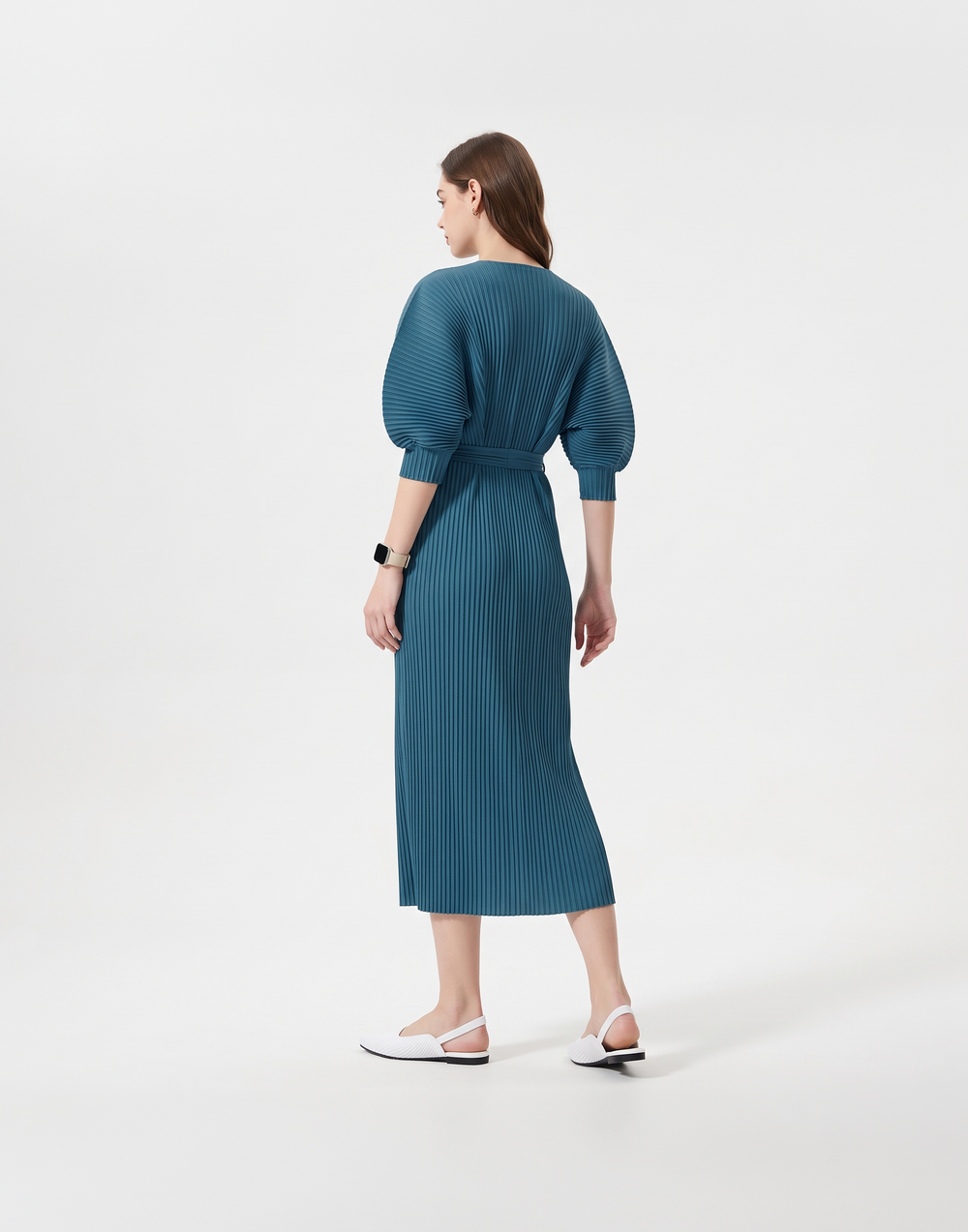 Wrinkle-Free, Cooling & Breathable Free Size Daydream Dress With Sleeves
