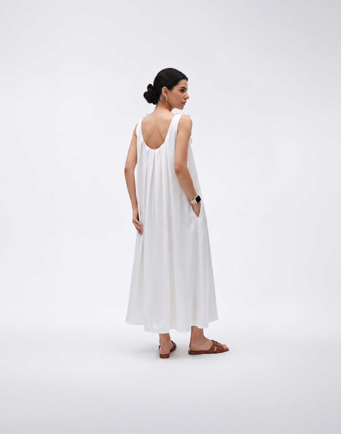 Cooling, Flattering & Crease-Resistant Petal Dress With Pockets