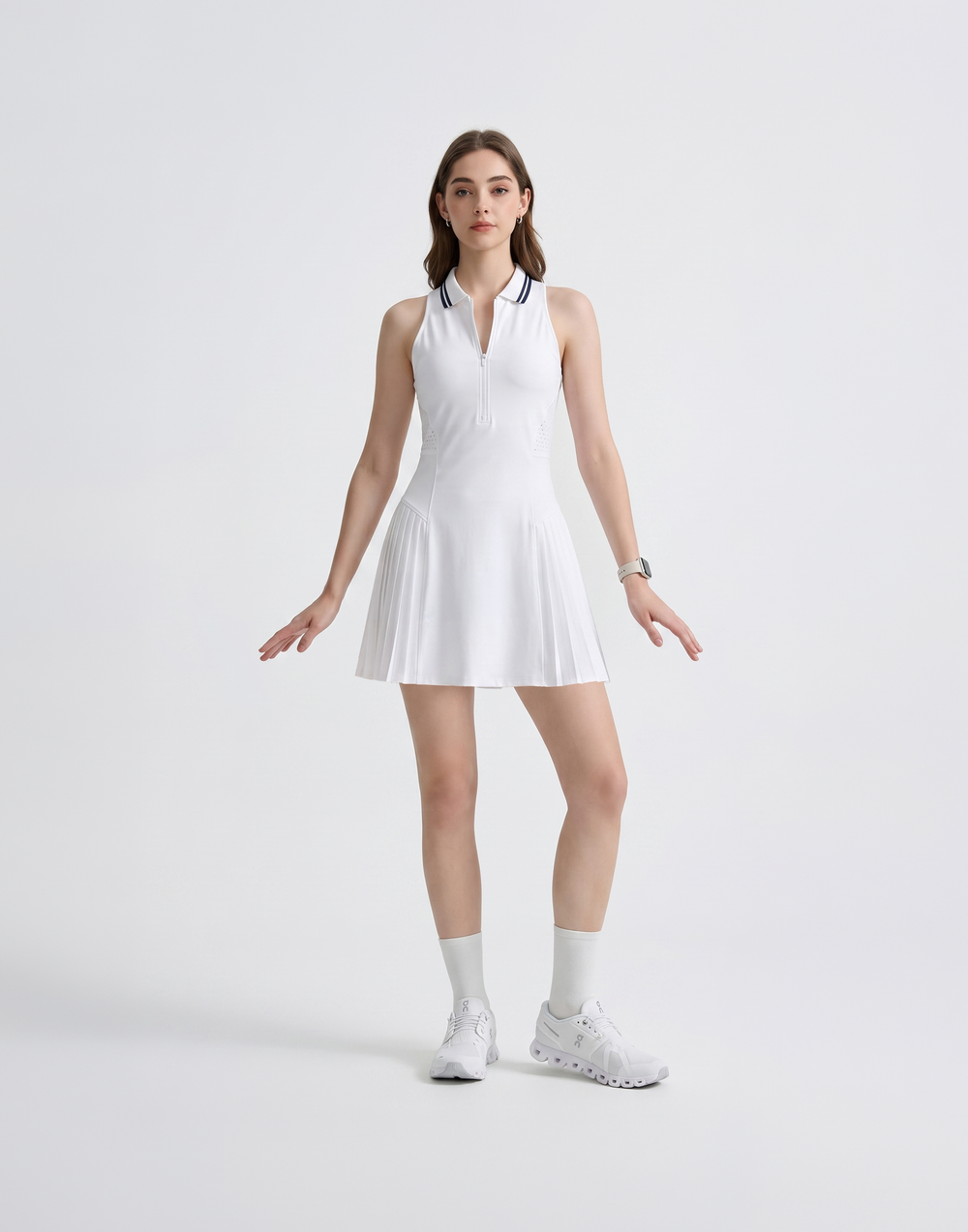 Buy 1, Get 1 Free - Cooling, Breathable With Padded Top Ace Dress With Inner Shorts & Pockets