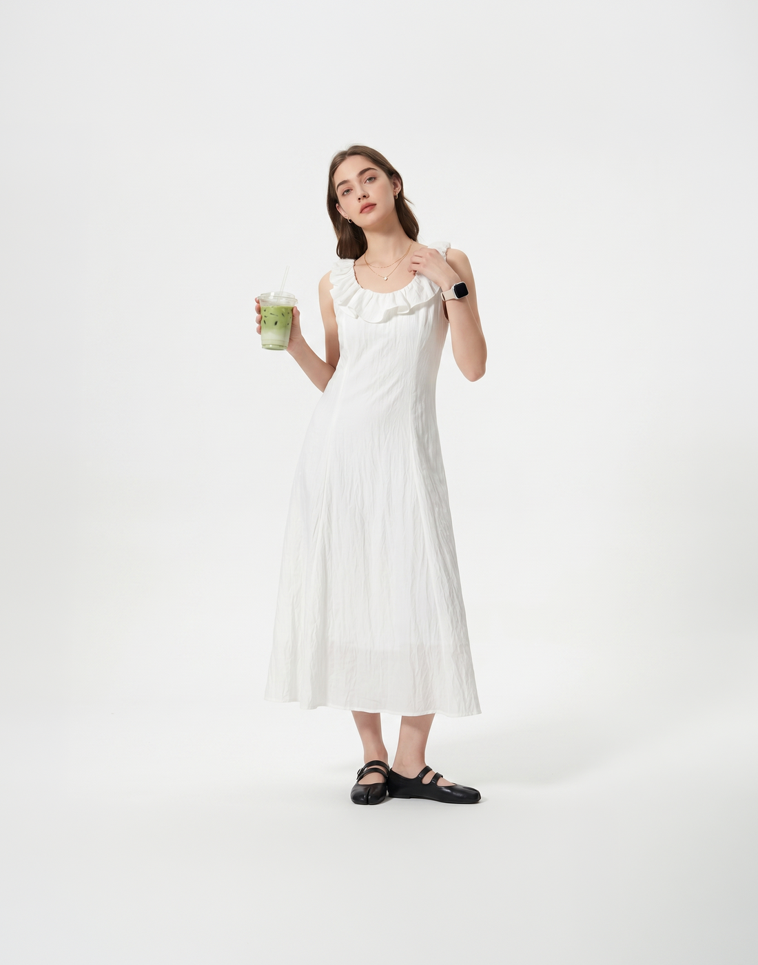 Cooling, Breathable & Crease-Resistant Scarlet Dress