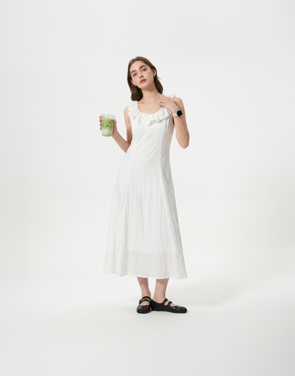 Cooling, Breathable & Crease-Resistant Scarlet Dress