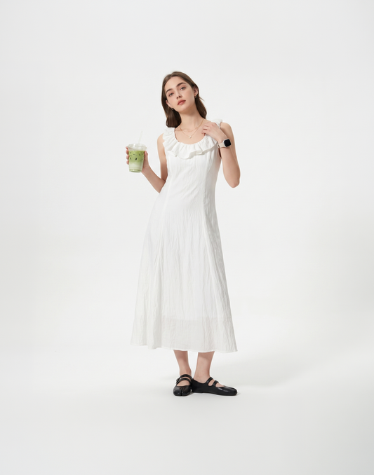 Cooling, Breathable & Crease-Resistant Scarlet Dress