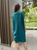 Wrinkle-Free, Cooling & Stretchy Pleated Bliss Dress With Sleeves