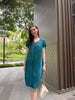 Wrinkle-Free, Cooling & Stretchy Pleated Bliss Dress With Sleeves