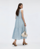 Cooling & Breathable Eyelet Embroidery Sassy Dress With Pockets
