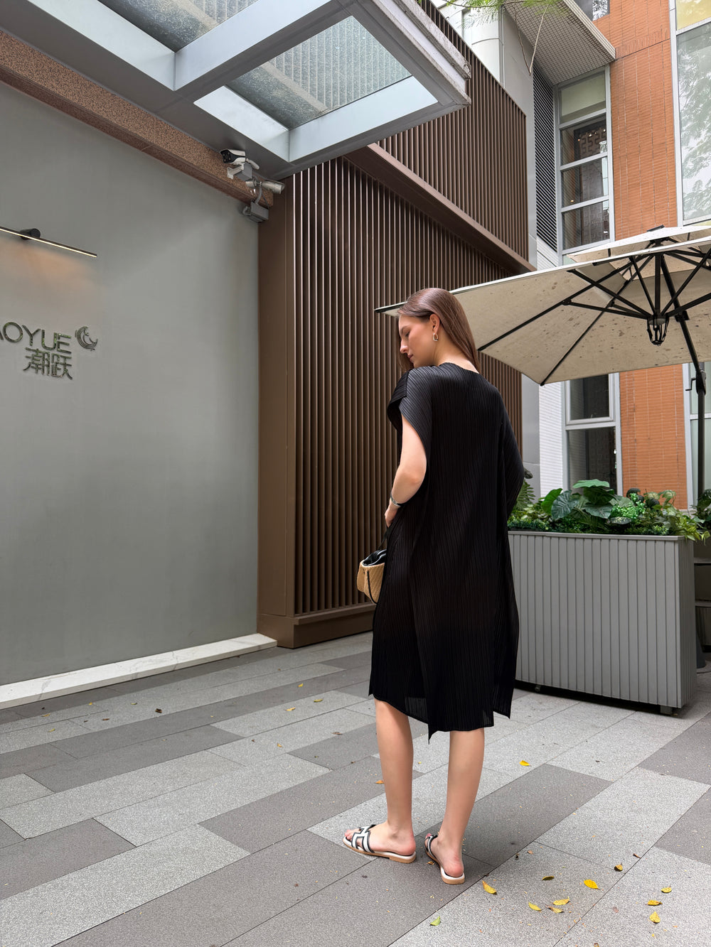 Wrinkle-Free & Cooling Free Size Flair Dress