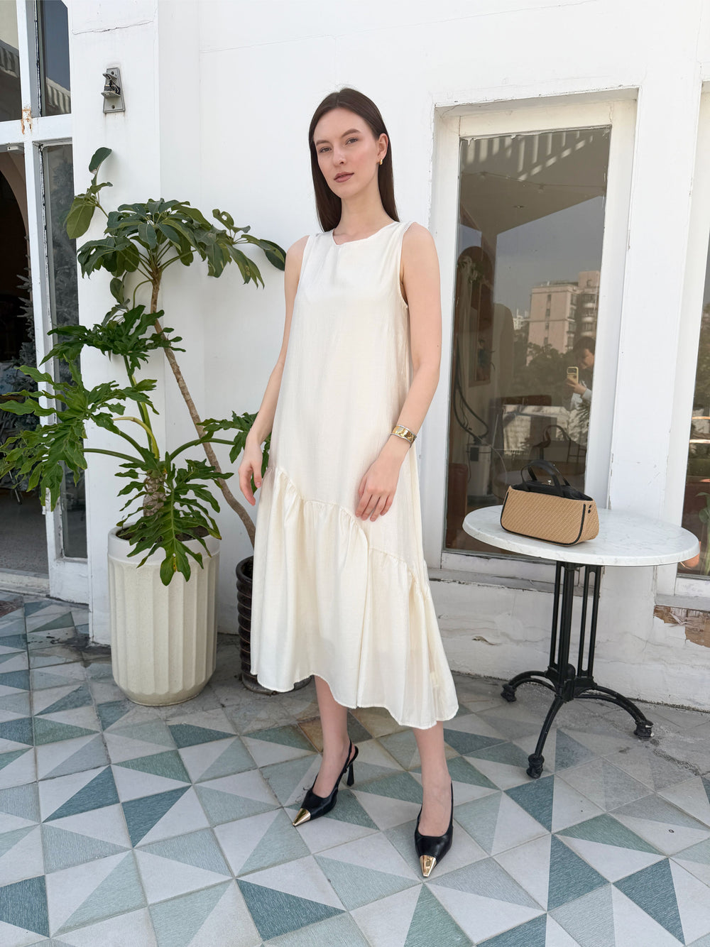 Crease Resistant Flowy Travel Dress