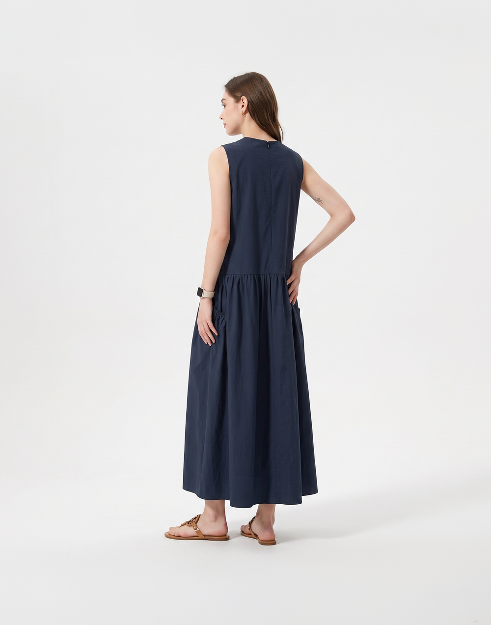 Cooling, Breathable Iris Dress With Pockets