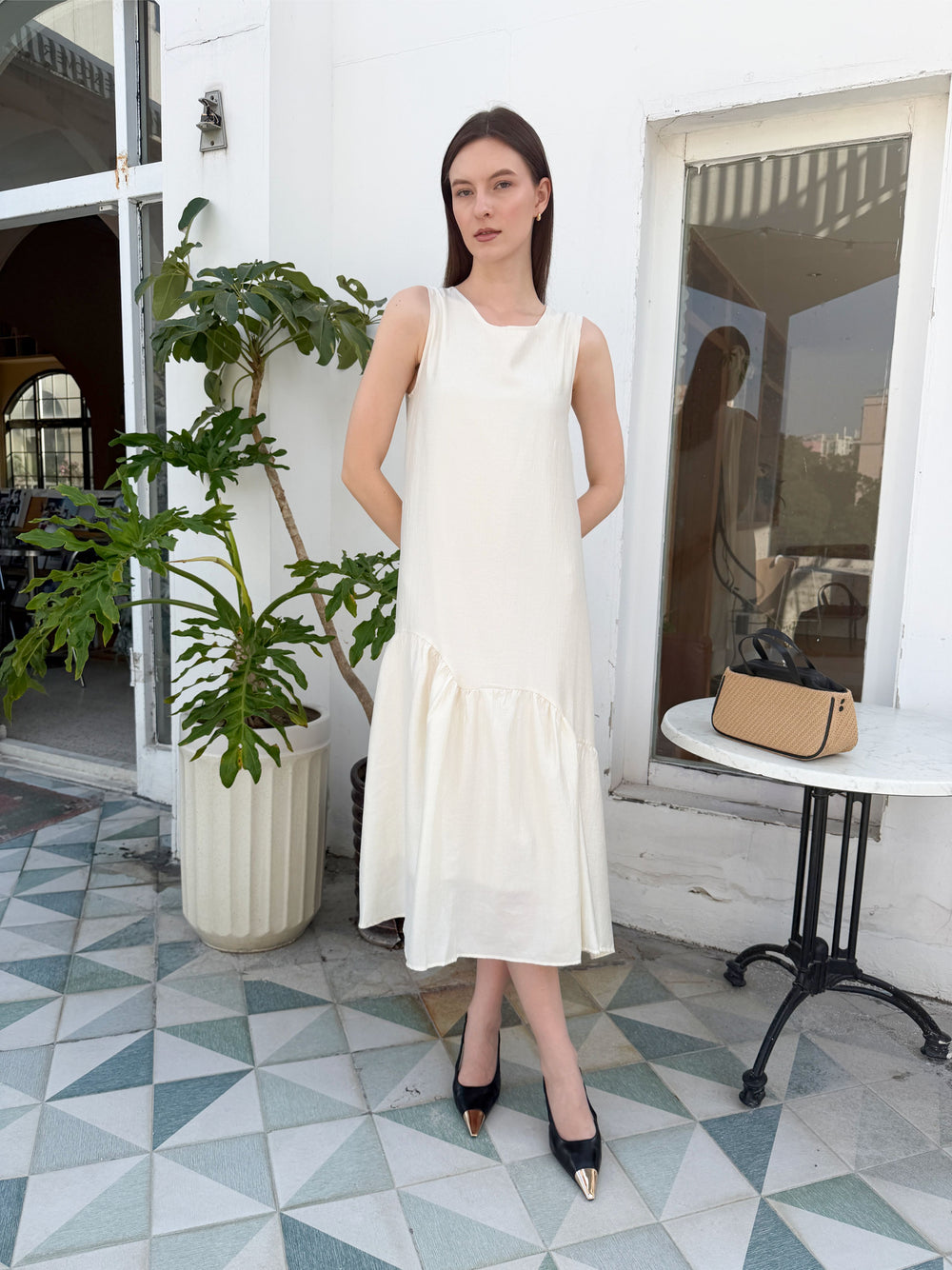 Crease Resistant Flowy Travel Dress