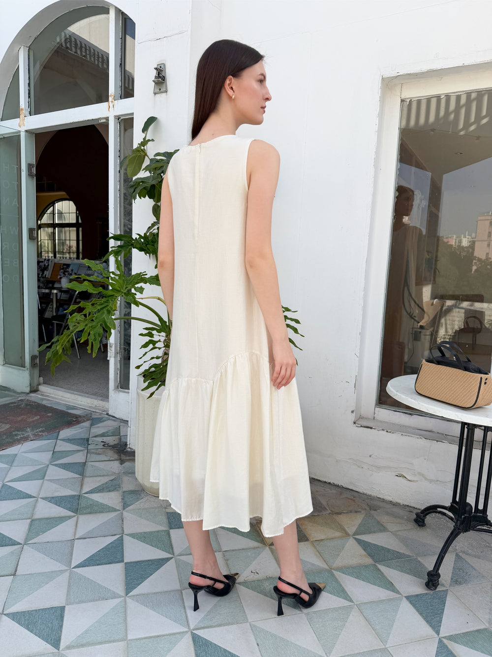 Crease Resistant Flowy Travel Dress