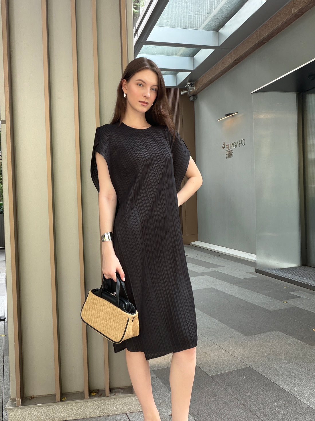 Wrinkle-Free & Cooling Free Size Flair Dress