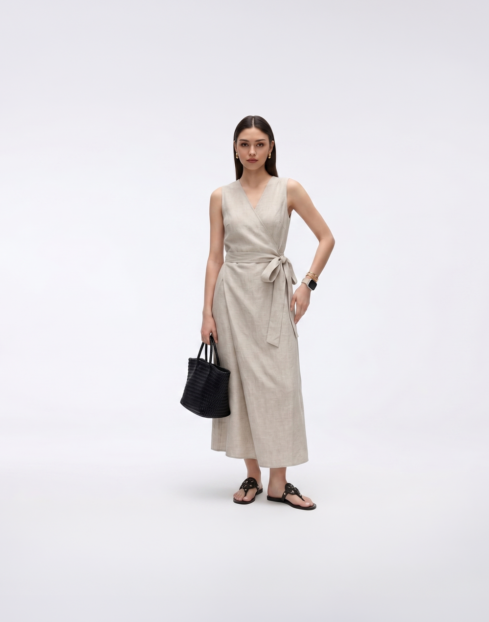 Cooling, Breathable & Tummy Tucking Linen Grace Dress