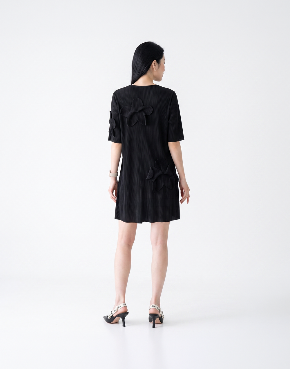 Wrinkle-Free, Cooling & Breathable Flower Dress