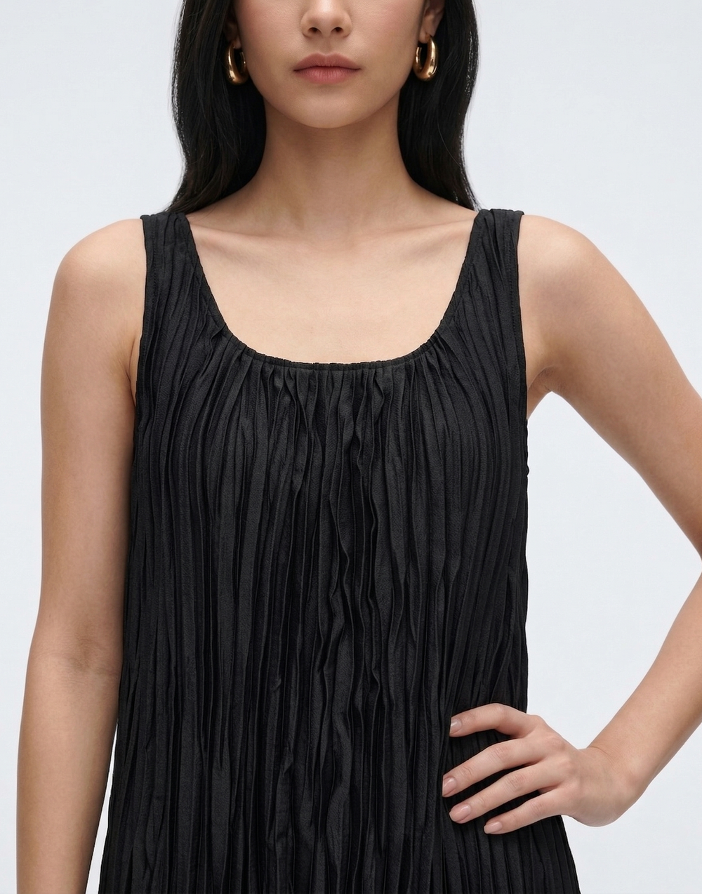 Cooling & Wrinkle-Free Pleated Sunshine Dress