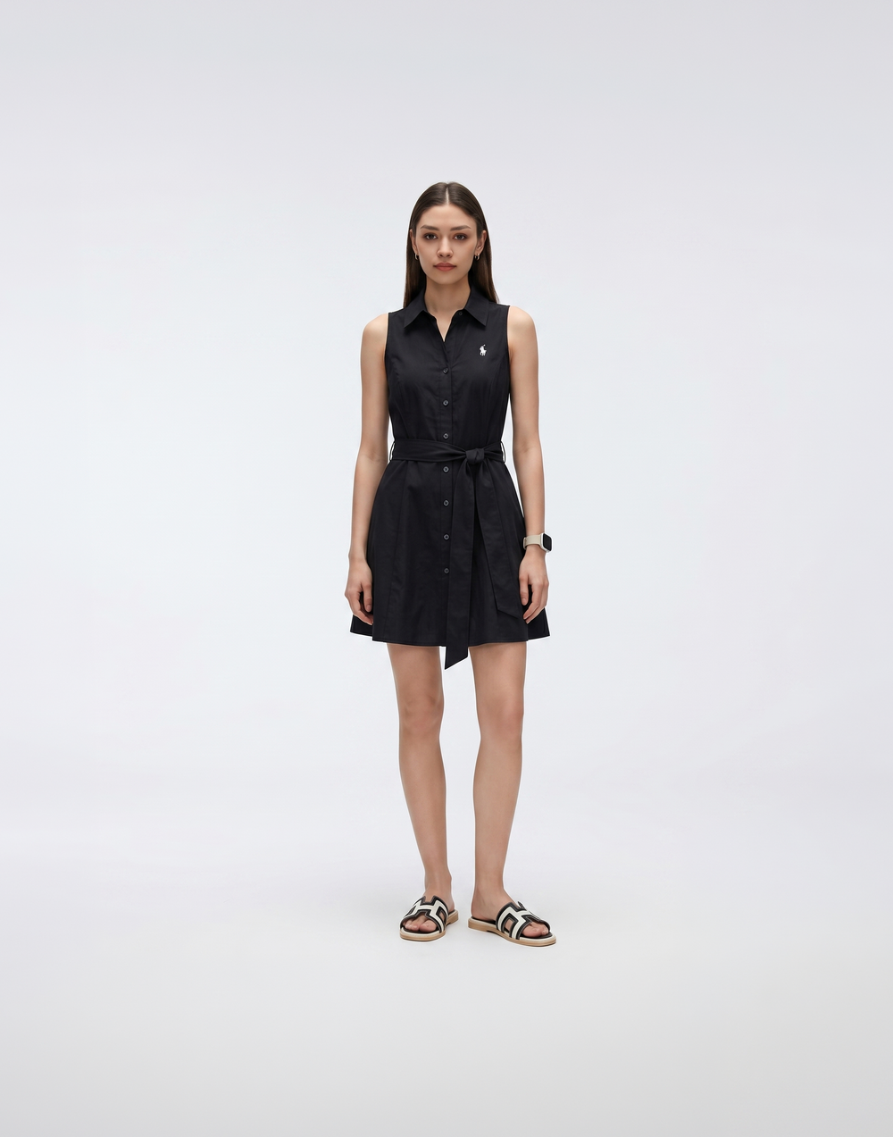 Cooling & Breathable Preppy Shirt Dress