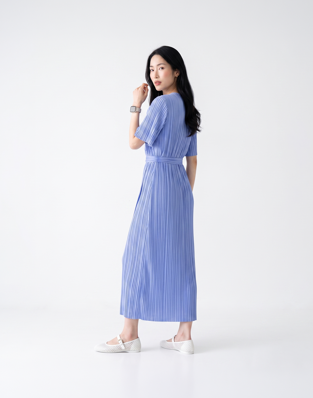 Wrinkle-Free, Cooling & Breathable Envy Pleated Dress