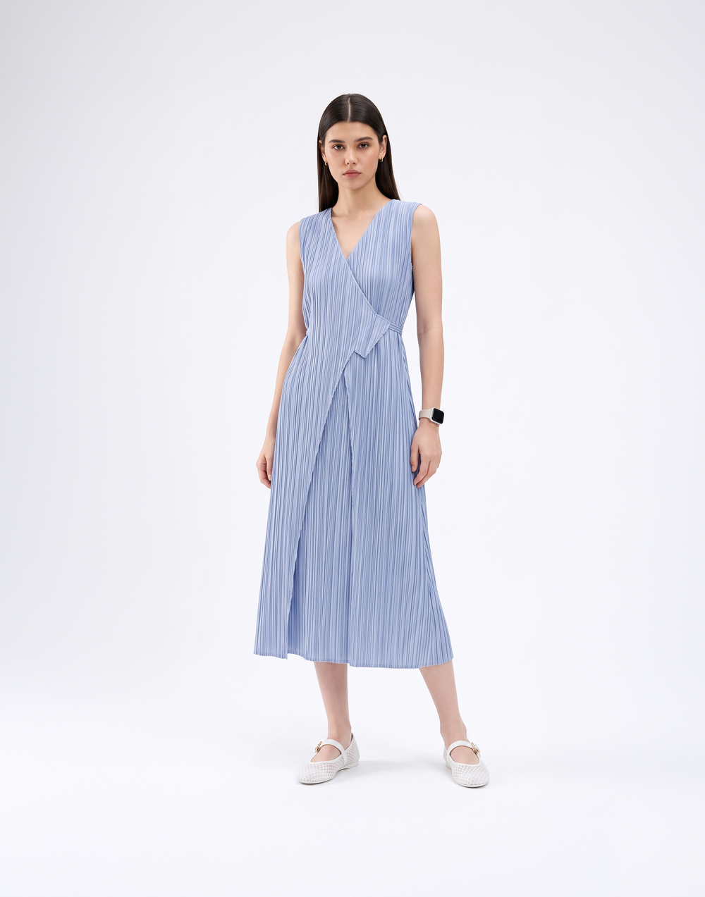 Wrinkle-Free, Cooling & Breathable Icon Pleated Dress
