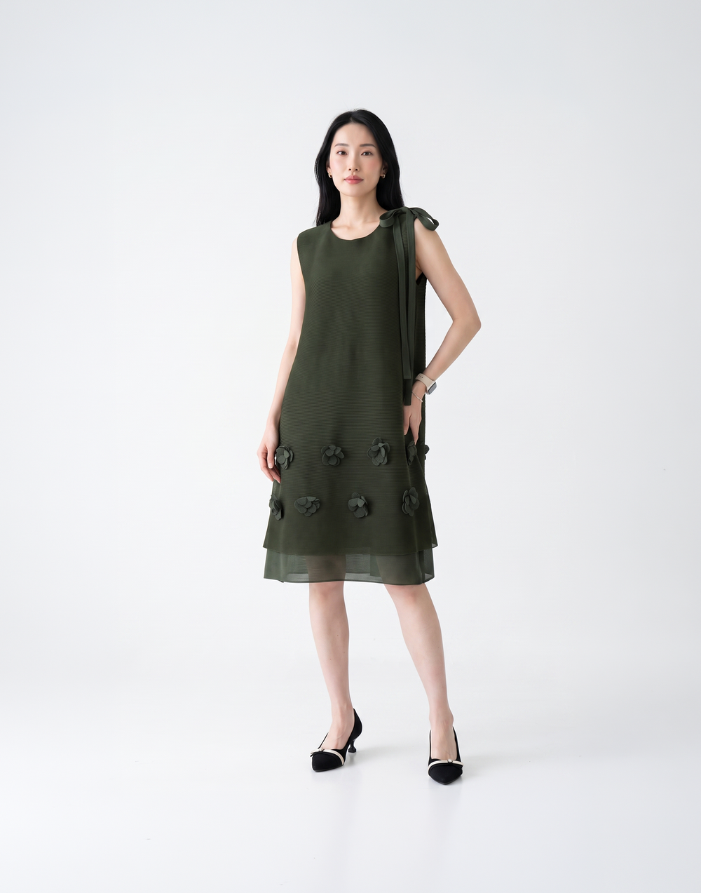 Wrinkle-Free, Cooling & Breathable Free Size Alessia Dress
