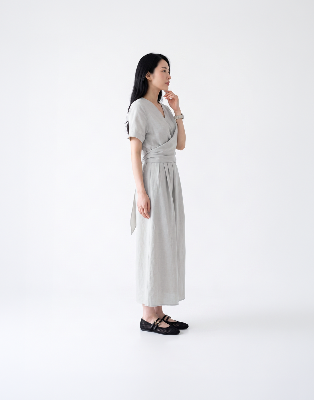Cooling, Breathable & Flattering Urban Dress With Adjustable Waist Tie