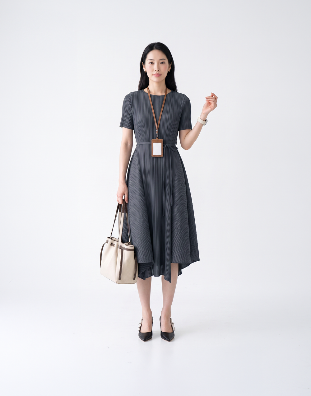 Wrinkle-Free, Cooling & Breathable Free Size Aurelia Dress